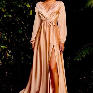 Champagne colored dress